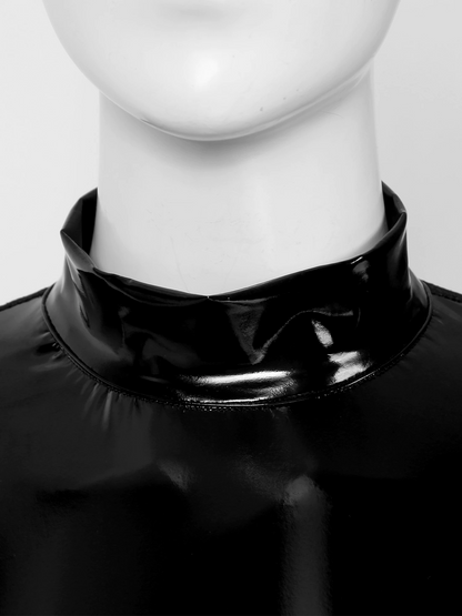 Women's Backless Leather Dress - skyjackerz