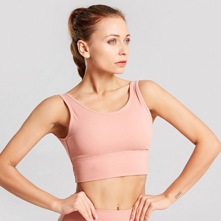 Pink / S Running Sports Bra For Women - skyjackerz