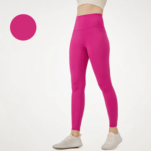 Pitaya / S Plain Yoga Tights For Women's - skyjackerz