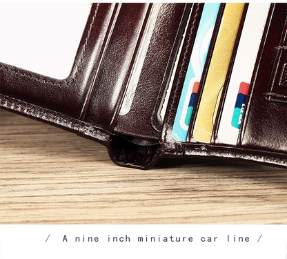 Classic Leather Wallet For Men - skyjackerz