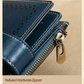 Men's Anti-Scam Zipper Leather Wallet - skyjackerz