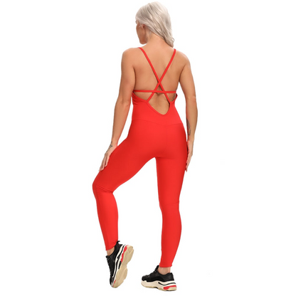 Backless Yoga Jumpsuit For Women - skyjackerz