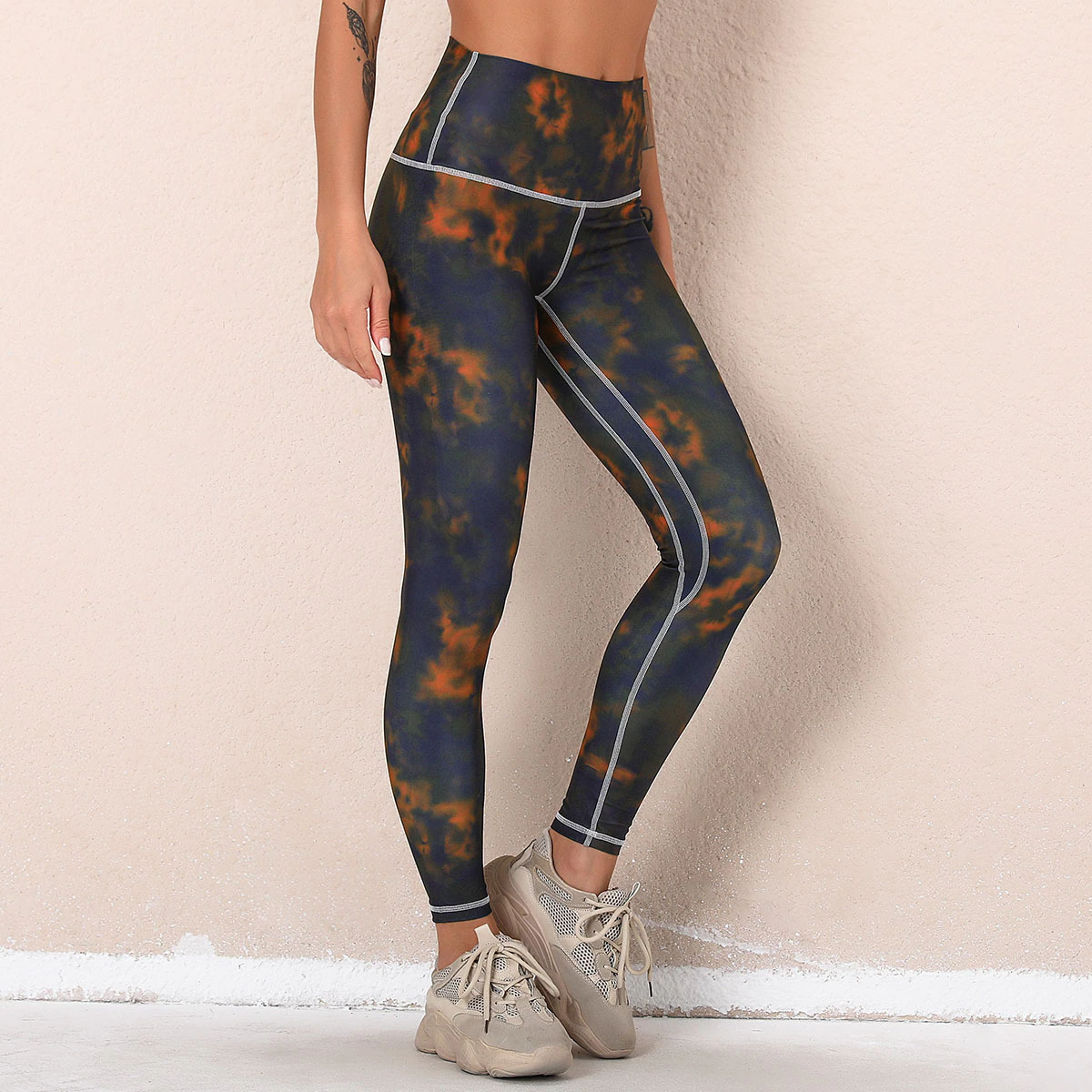 V2 / S Colorful Yoga Pants for Women - skyjackerz