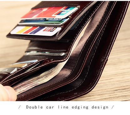 Classic Leather Wallet For Men - skyjackerz