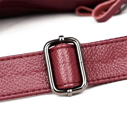Taro purple Amy Leather Handbag for Women - Practical Leather Purse - skyjackerz