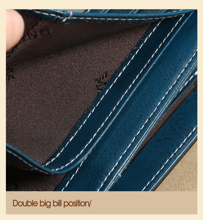 Men's Anti-Scam Zipper Leather Wallet - skyjackerz