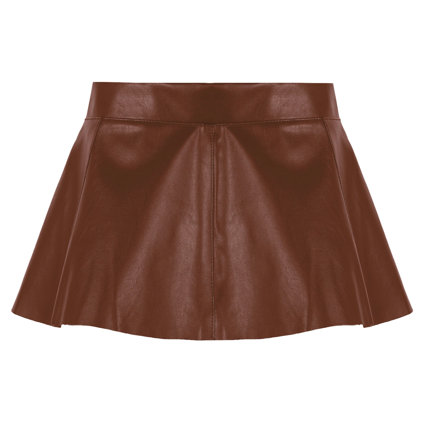 Women's Leather Mini Skirt - skyjackerz