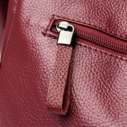 Taro purple Amy Leather Handbag for Women - Practical Leather Purse - skyjackerz