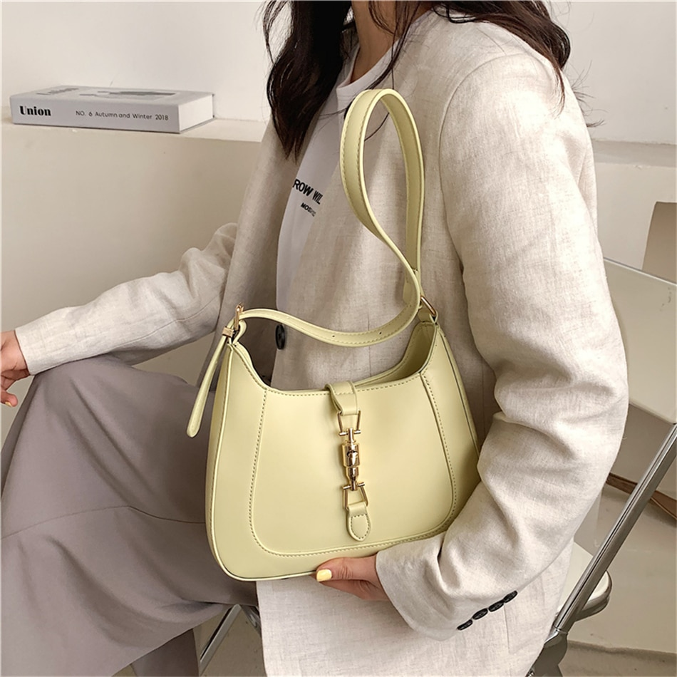 Yellow Mia Leather Handbag For Women - skyjackerz