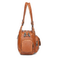 Brown Women's Soft Leather Handbag - Mong Collection - skyjackerz