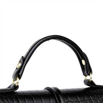 Rice Yellow Women's Crocodile Leather Designer Handbag - Leather Purse - skyjackerz