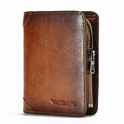 Anti-Scam Zipper Leather Wallet - skyjackerz