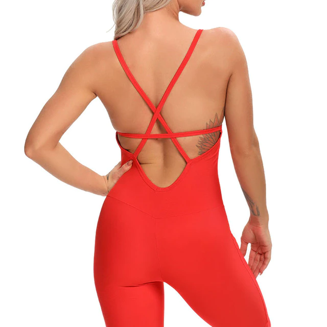 Backless Yoga Jumpsuit For Women - skyjackerz