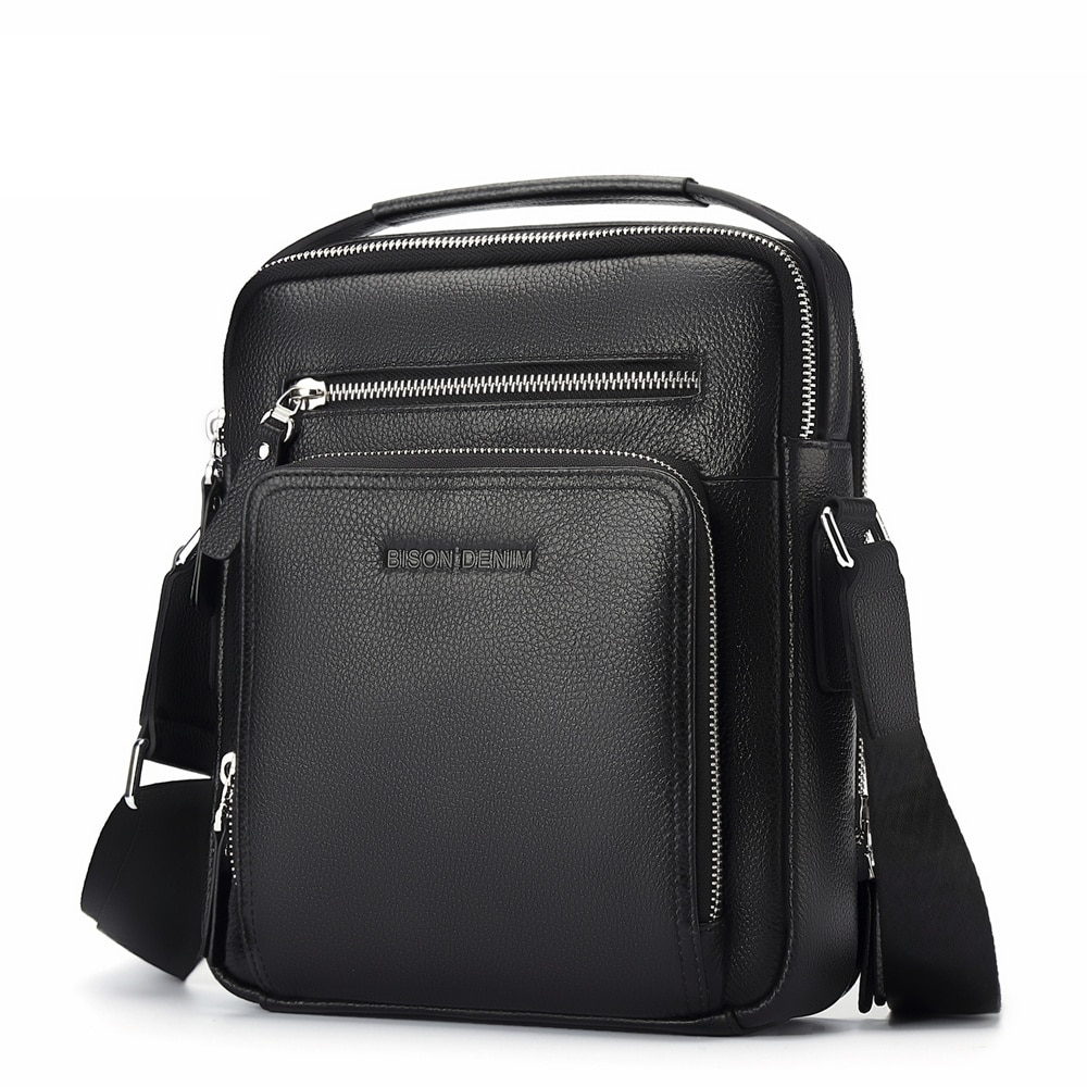 Men's Leather Crossbody Shoulder Bag - skyjackerz