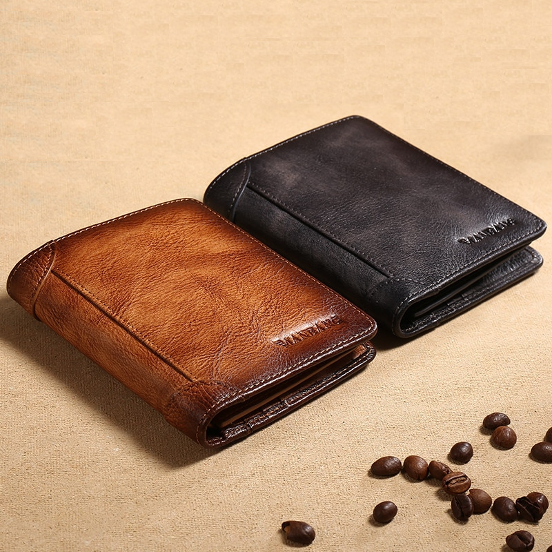 Retro Leather Wallet For Men - skyjackerz