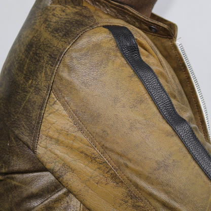 Crocodile Green Leather Jacket For Men - skyjackerz