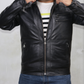 Mark Casual Black Leather Jacket For Men - skyjackerz
