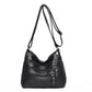 Black Aubrey Shoulder Leather Bag For Women - skyjackerz