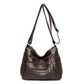 Brown Aubrey Shoulder Leather Bag For Women - skyjackerz