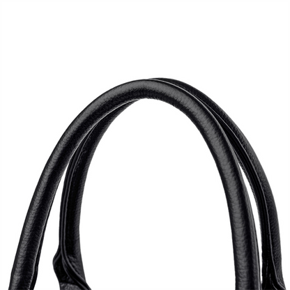 Black Ava Leather Crossbody Messenger Bag for Women - skyjackerz