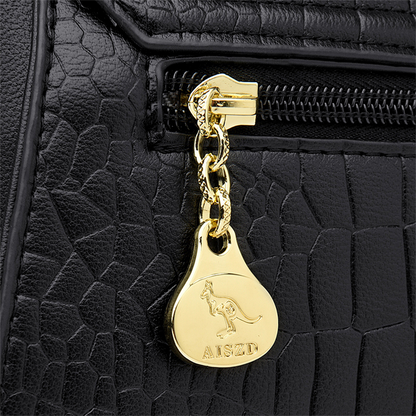 Rice Yellow Women's Crocodile Leather Designer Handbag - Leather Purse - skyjackerz