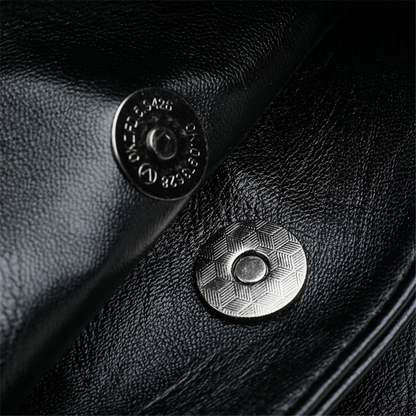 Blue-1 Small Leather Crossbody Purse for Women - Pin Design - skyjackerz