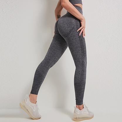 Grey-V2 / S High Waist Leggings For Women - skyjackerz