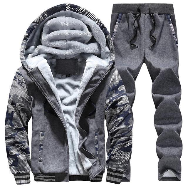 Dark-Grey / XS Casual Tracksuit Sportswear For Men - skyjackerz