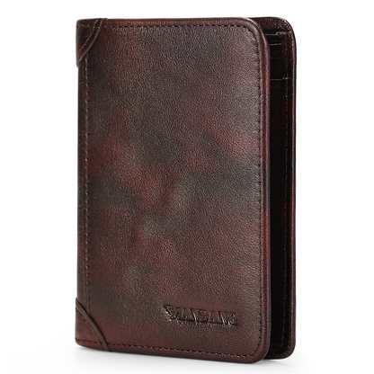 Red-Vine Men's Vintage Leather Wallet - skyjackerz