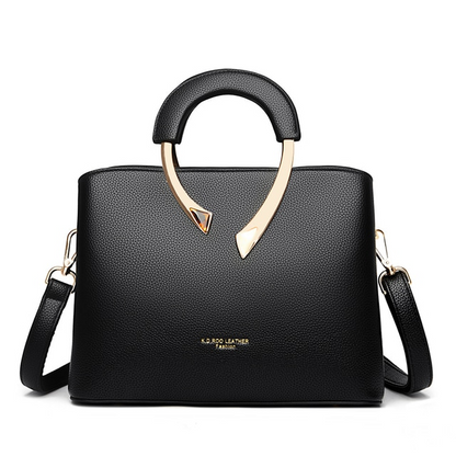 Black Women's Casual Leather Crossbody Purse - Shoulder Bag - skyjackerz