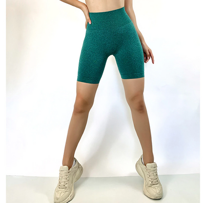 High Waist Yoga Shorts For Women - skyjackerz