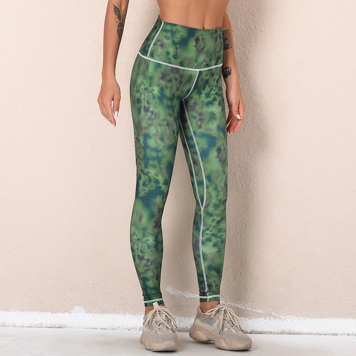 V4 / S Colorful Yoga Pants for Women - skyjackerz
