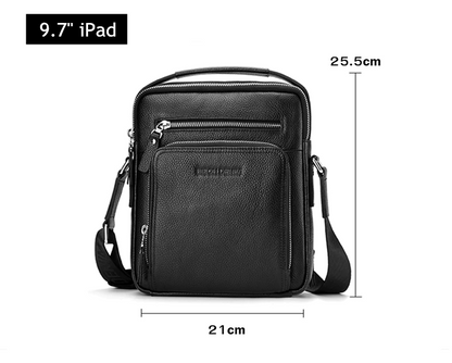 Men's Leather Crossbody Shoulder Bag - skyjackerz