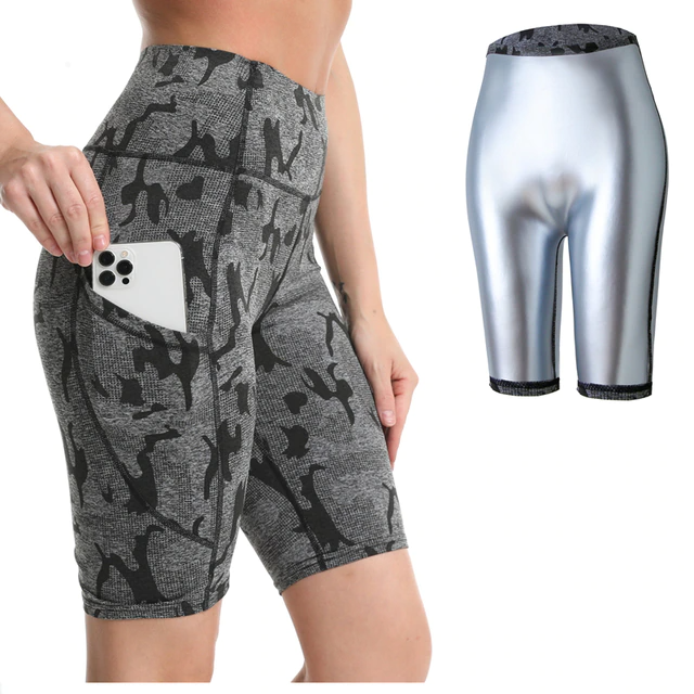 Pattern / S Women's Sauna Short Sweatpants - skyjackerz
