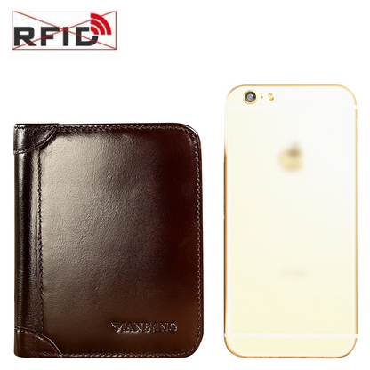 Anti-Scam Leather Wallet For Men - skyjackerz