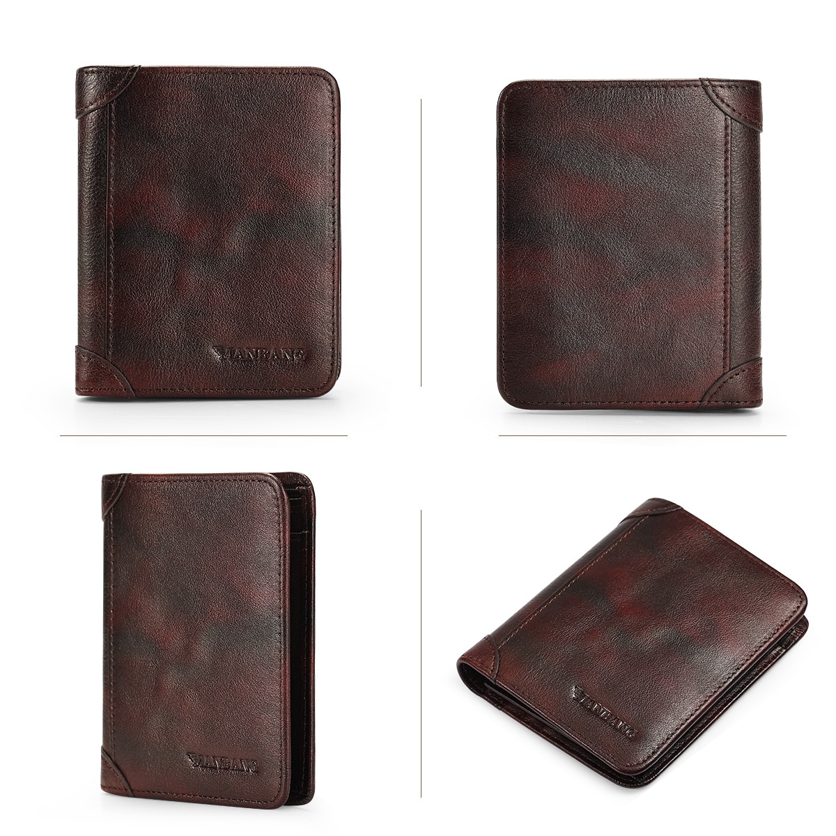 Men's Vintage Leather Wallet - skyjackerz