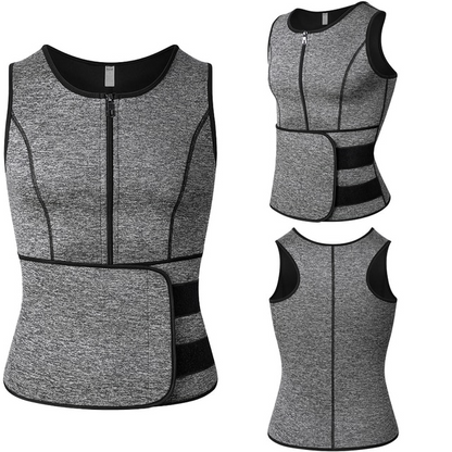 Gray / S Waist Trainer For Men - skyjackerz