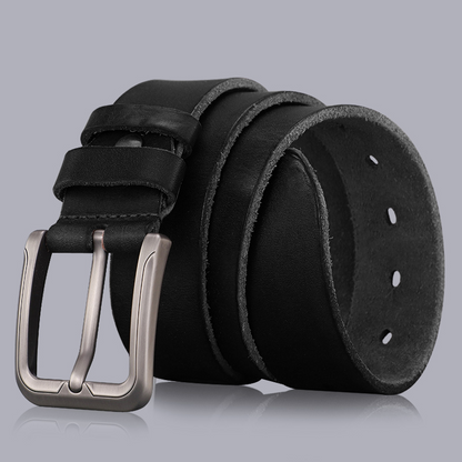 Coffee / 105 Men's Classic Vintage Genuine Leather Belt - skyjackerz