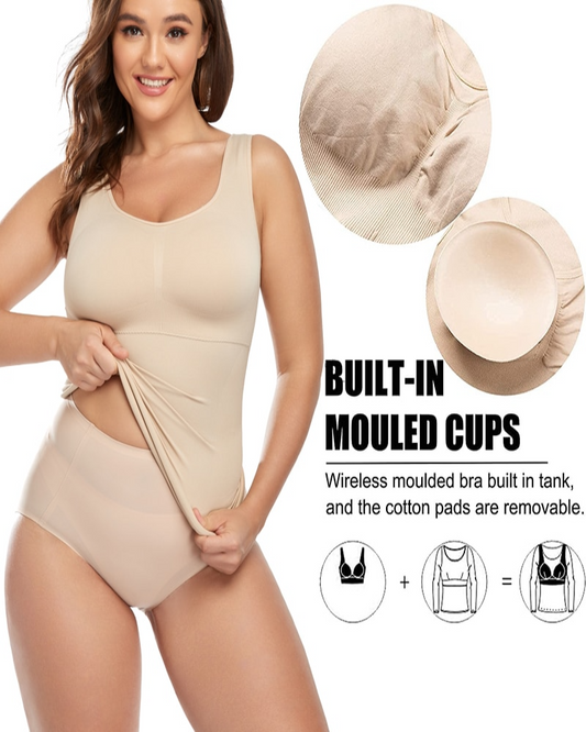 Beige / S Shapewear Camisole For Women - skyjackerz