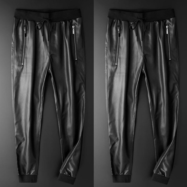 Thread / S Men's Leather Zipper Streetwear - skyjackerz