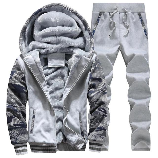 Light-Grey / XS Casual Tracksuit Sportswear For Men - skyjackerz