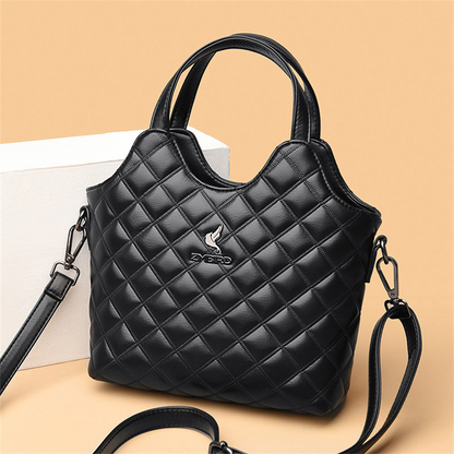 Green Women's Leather Handbag - Bird Design Purse - skyjackerz