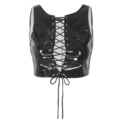 Lace-up Tank Top For Women - skyjackerz