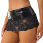 Women's Latex Mini Skirt - skyjackerz