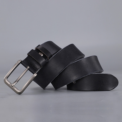 Coffee / 105 Men's Classic Vintage Genuine Leather Belt - skyjackerz
