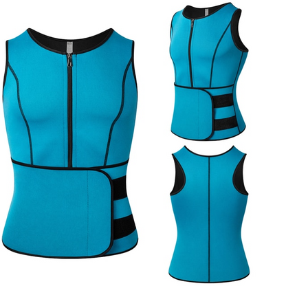 Blue / S Waist Trainer For Men - skyjackerz