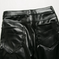 Men's Slim Elastic Leather Pants - skyjackerz