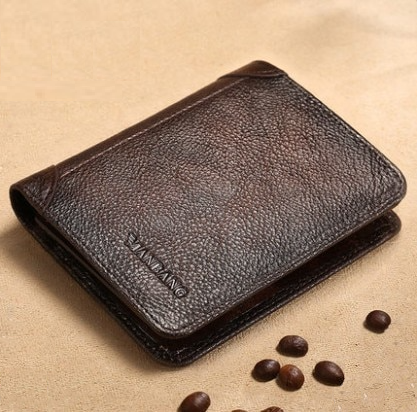 V5 Leather Trifold Wallet For Men - skyjackerz