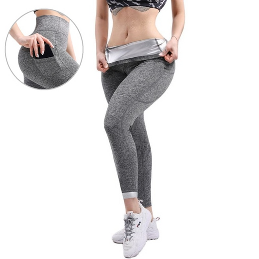 Grey / S Women's Sauna Sweatpants - skyjackerz