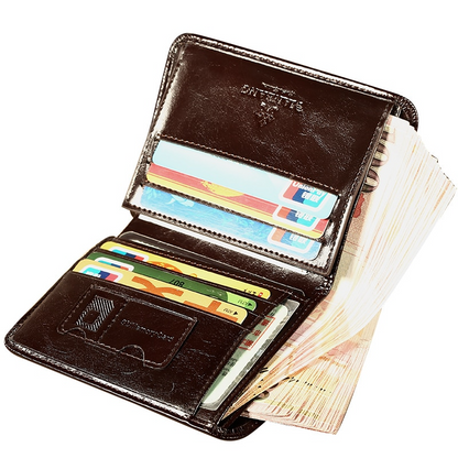 Anti-Scam Leather Wallet For Men - skyjackerz
